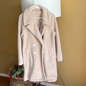 Zsupply small long teddy coat